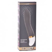 12-Speed Black Rechargeable Silicone Vibrator (LAST ONES AVAILABLE!)